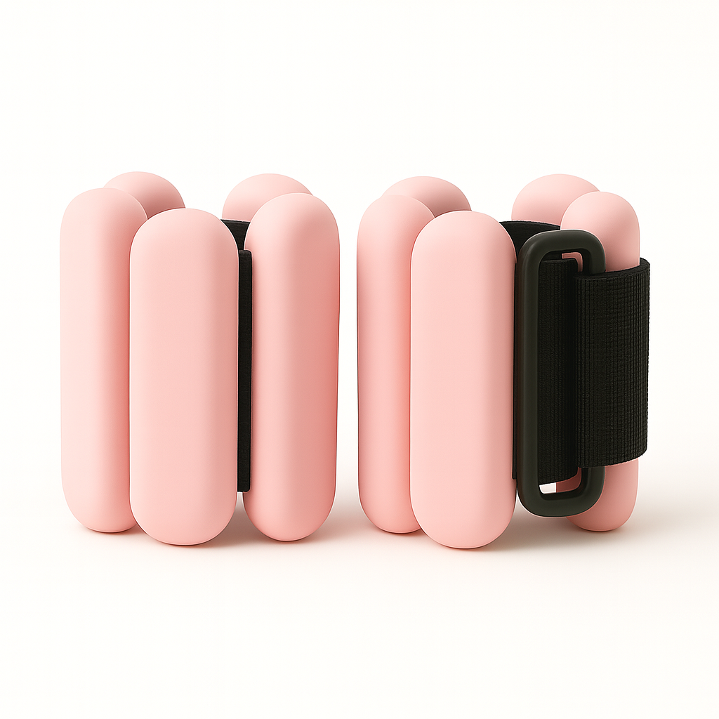 Adjustable Silicone Wrist/Ankle Weights — 2 lb Pair