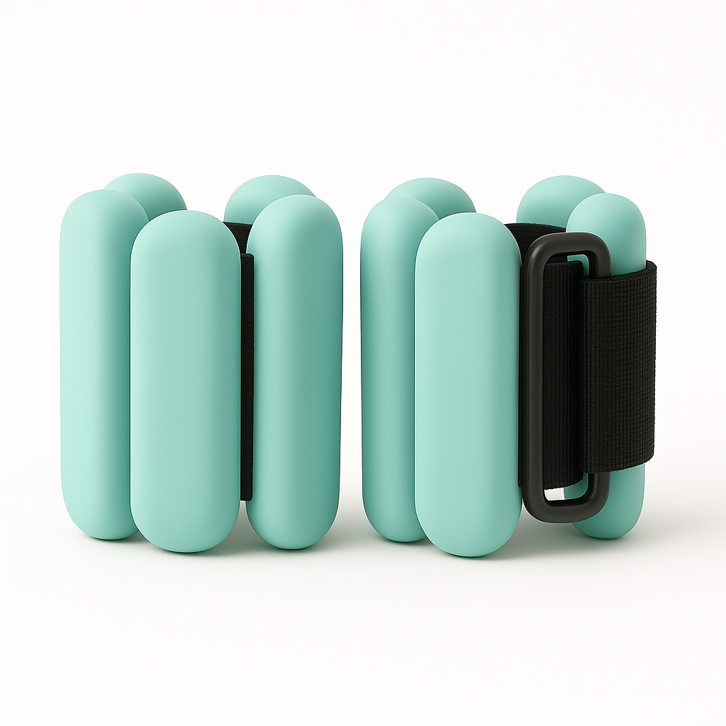 Adjustable Silicone Wrist/Ankle Weights — 2 lb Pair