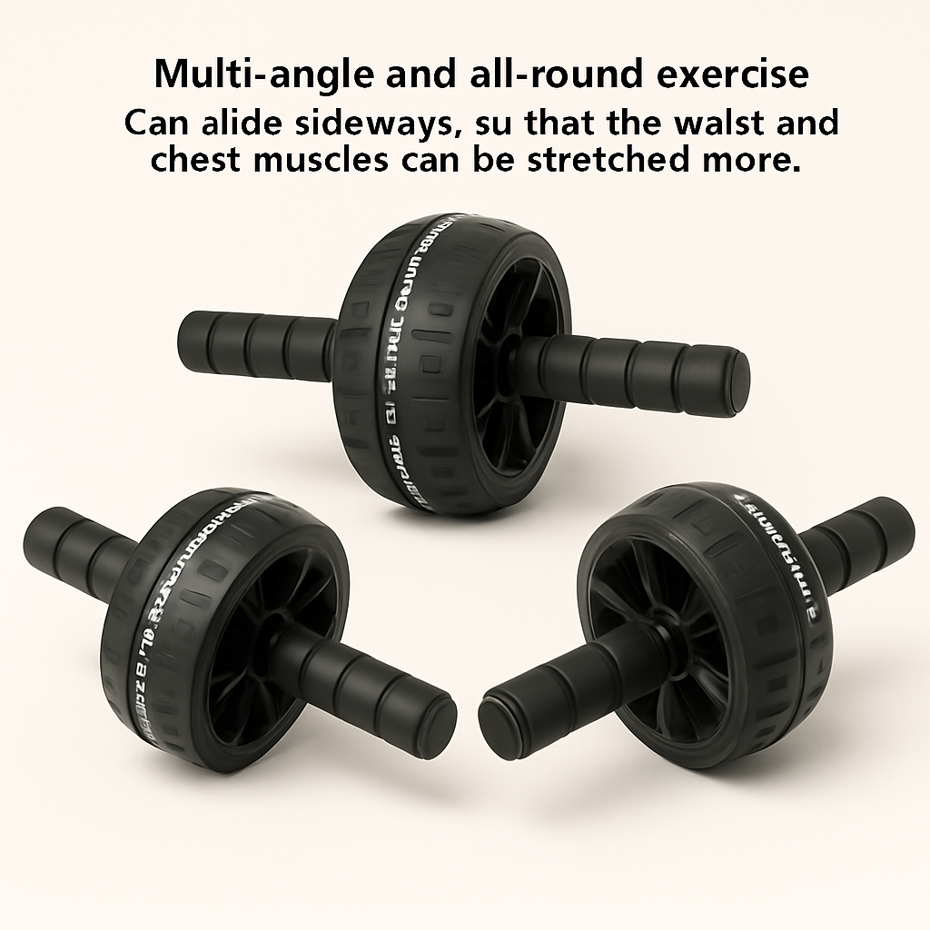 Ab Roller Wheel - Ab Workout Equipment for Abdominal & Core Strength Training, Home Gym Fitness Equipment, Exercise Wheel for Men Women
