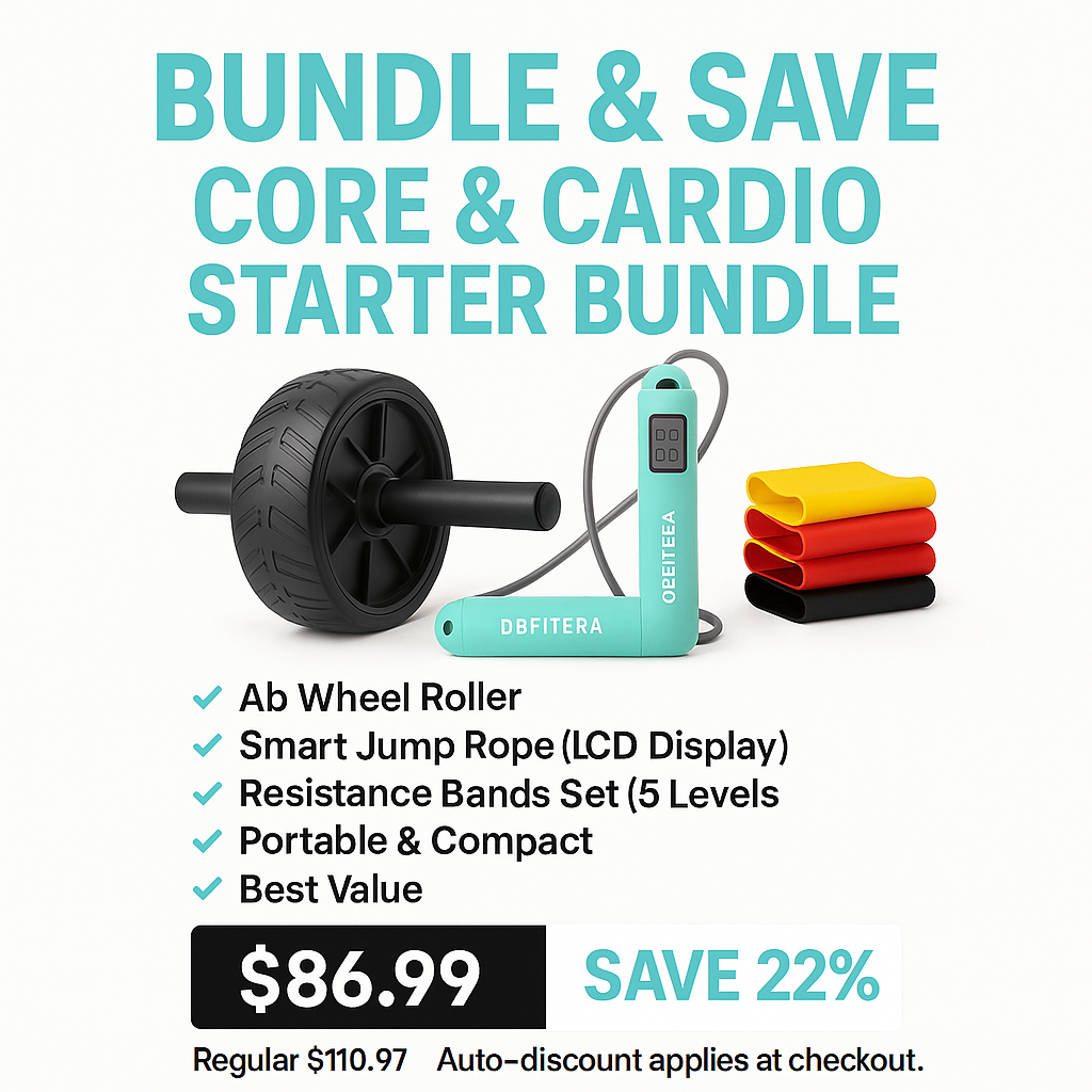 🏋️ “Core & Cardio Starter Bundle”