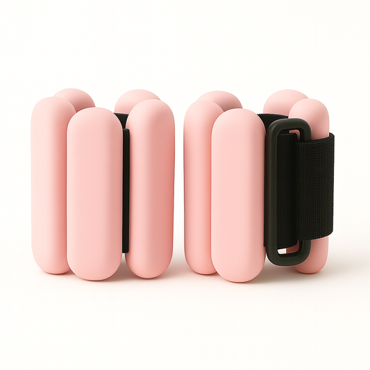 Adjustable Silicone Wrist/Ankle Weights — 2 lb Pair