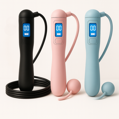 Smart Jump Rope — LCD Counter / Cordless Ready
